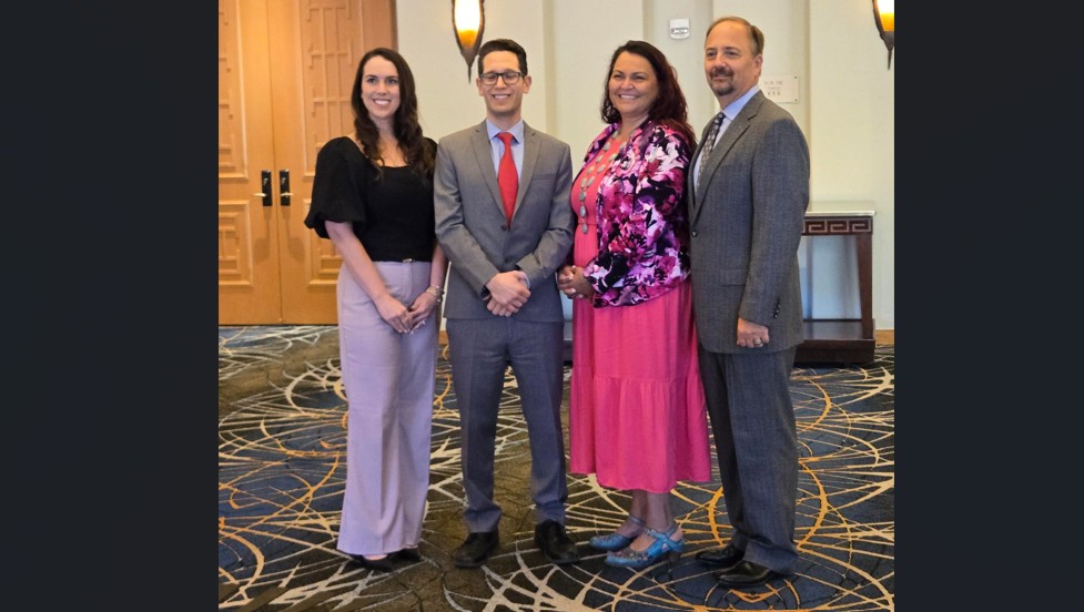 From left to right: Kelsi Lane, Samuel Saks, Doreen N. McPaul, Chris Russell